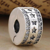 Crystal Clip Stopper Beads for Bracelet