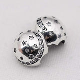 Crystal Night Star Clip Bead for Bracelet DIY Jewelry