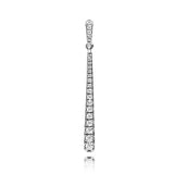 Shooting Star Crystal Necklace Pendant Beads 925 Sterling Silver Charm