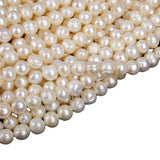 9-10mm Round Pearl Bead Necklace DIY Accessories