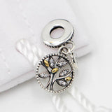 Family Heritage Tree Of Life Pendant Beads 925 Sterling Silver Charm Bracelet