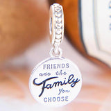 Enamel Family Pendant Bead for 925 Silver Bracelet DIY