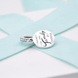 Enamel Family Pendant Bead for 925 Silver Bracelet DIY