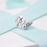 Enamel Family Pendant Bead for 925 Silver Bracelet DIY