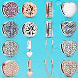 925 Sterling Silver Mesh Bracelet Sparkling Clasp