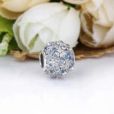 925 Silver Daisy Dangle Charm for Bracelets