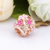 925 Silver Daisy Dangle Charm for Bracelets