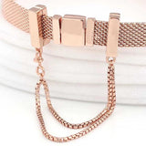 Rose Reflexions Safety Chain Clip Stopper Beads for 925 Silver Bracelet