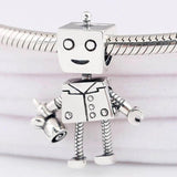 Rob Bot Charm for 925 Silver Bracelet