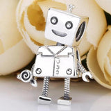 Rob Bot Charm for 925 Silver Bracelet