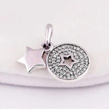 Sparkling Crystal Pendant Bead for 925 Sterling Silver Charm Bracelet