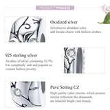 Classical Pattern Charm Pendent 925 Sterling Silver Fine Jewelry