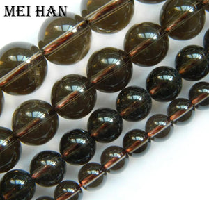 Meihan Smoky Quartz Smooth Round Beads 6mm 8mm 10mm 12mm