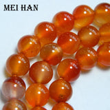 Natural 6mm 8mm Red Carnelian Round Loose Beads for Jewelry Making