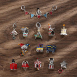 Colorful Circus Theme Charms 925 Silver Fits DIY Bracelet Bangle Beads