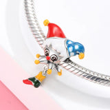 Colorful Circus Theme Charms 925 Silver Fits DIY Bracelet Bangle Beads