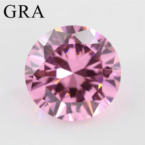 Pink Moissanite Loose 0.1-20ct VVS1 D Excellent Cut Lab Created Gemstones