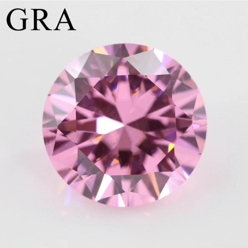 Pink Moissanite Loose 0.1-20ct VVS1 D Excellent Cut Lab Created Gemstones
