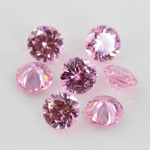 Pink Moissanite Loose 0.1-20ct VVS1 D Excellent Cut Lab Created Gemstones