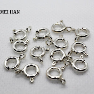 Meihan 925 Sterling Silver Claw Spring Claps Hooks for DIY