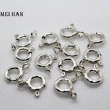 Meihan 925 Sterling Silver Claw Spring Claps Hooks for DIY