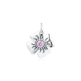 P Lock Opener Charms CZ 925 Silver Beads