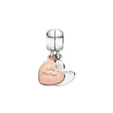 925 Silver Robot Heart Charm Bead for Pandora Bracelet