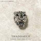 Tiger Bead Europe Charm 925 Sterling Silver for Jewelry Making
