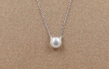 Sterling Silver Cat Pearl Necklaces & Pendants for Women