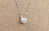 Sterling Silver Cat Pearl Necklaces & Pendants for Women