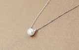 Sterling Silver Cat Pearl Necklaces & Pendants for Women