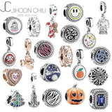 Winter S925 Silver Star Pendant Christmas Charm Pendant