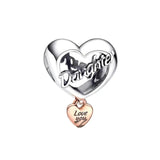 Winter S925 Silver Star Pendant Christmas Charm Pendant Rose Bell
