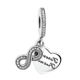 S925 Sterling Silver DIY Bead Charm Pendant for Women