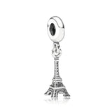 Women's 925 Silver Bracelet with Various Pendants