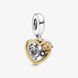 100% S925 Silver Love Warm Charm Beads for Women