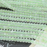 Prehnite Faceted Rondelle Beads 4x5.5mm