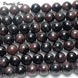 Meihan Garnet & Astrophylite Beads for Necklace Making