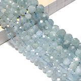 Natural Aquamarine Round Gemstone Beads for Jewelry Making
