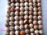 Mexican Crazy Agate Round Beads 8.5mm,12mm Jewelry Making DIY