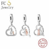 925 Sterling Silver Mother Forever My Bead Charm
