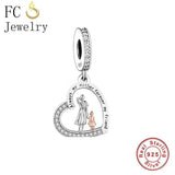 925 Sterling Silver Mother Forever My Bead Charm