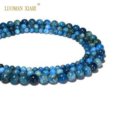 Natural Apatite Stone Beads 6/8/10mm Strand 15.5''