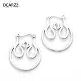 Hot Women Round Stud Earrings Star Earrings Women Gift Earrings