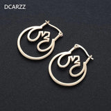 Hot Women Round Stud Earrings Star Earrings Women Gift Earrings