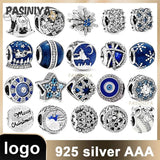 925 Sterling Silver Charm Bracelet for Women DIY Stone Jewelry Making