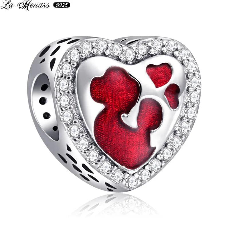 925 Sterling Silver Wife Charm for Bracelet Bangle Beads