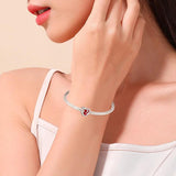 925 Sterling Silver Wife Charm for Bracelet Bangle Beads