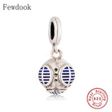 925 Silver Robot Armor Bead for Charm Bracelet DIY