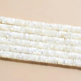 6*2mm Natural Shell Beads Cylindrical Flat Spacer Colorful Dyed Bead